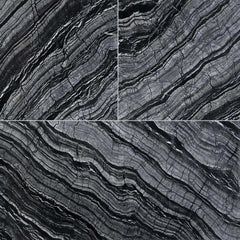 Silver Wave Polished Marble Field Tile 12''x24''x3/8'' Zicana Boutique - Zicana Boutique - 1