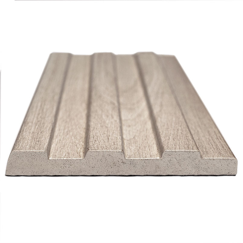 Sinfonia Hip Hop Abedul Porcelain MSI Field Tiles 6" X 16" Fluted Pattern MSI - Zicana Boutique - 3