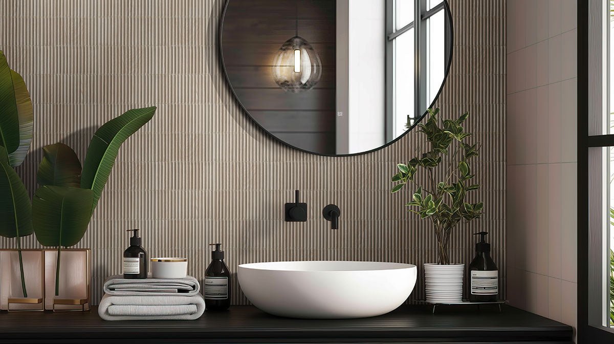 Sinfonia Piano Abedul Porcelain MSI Field Tiles 4.5" X 9" Fluted Pattern MSI - Zicana Boutique - 5