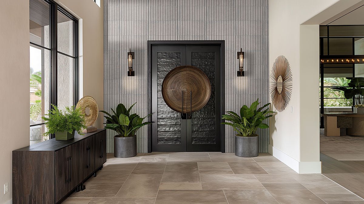 Sinfonia Piano Ceniza Porcelain MSI Field Tiles 4.5" X 9" Fluted Pattern MSI - Zicana Boutique - 2