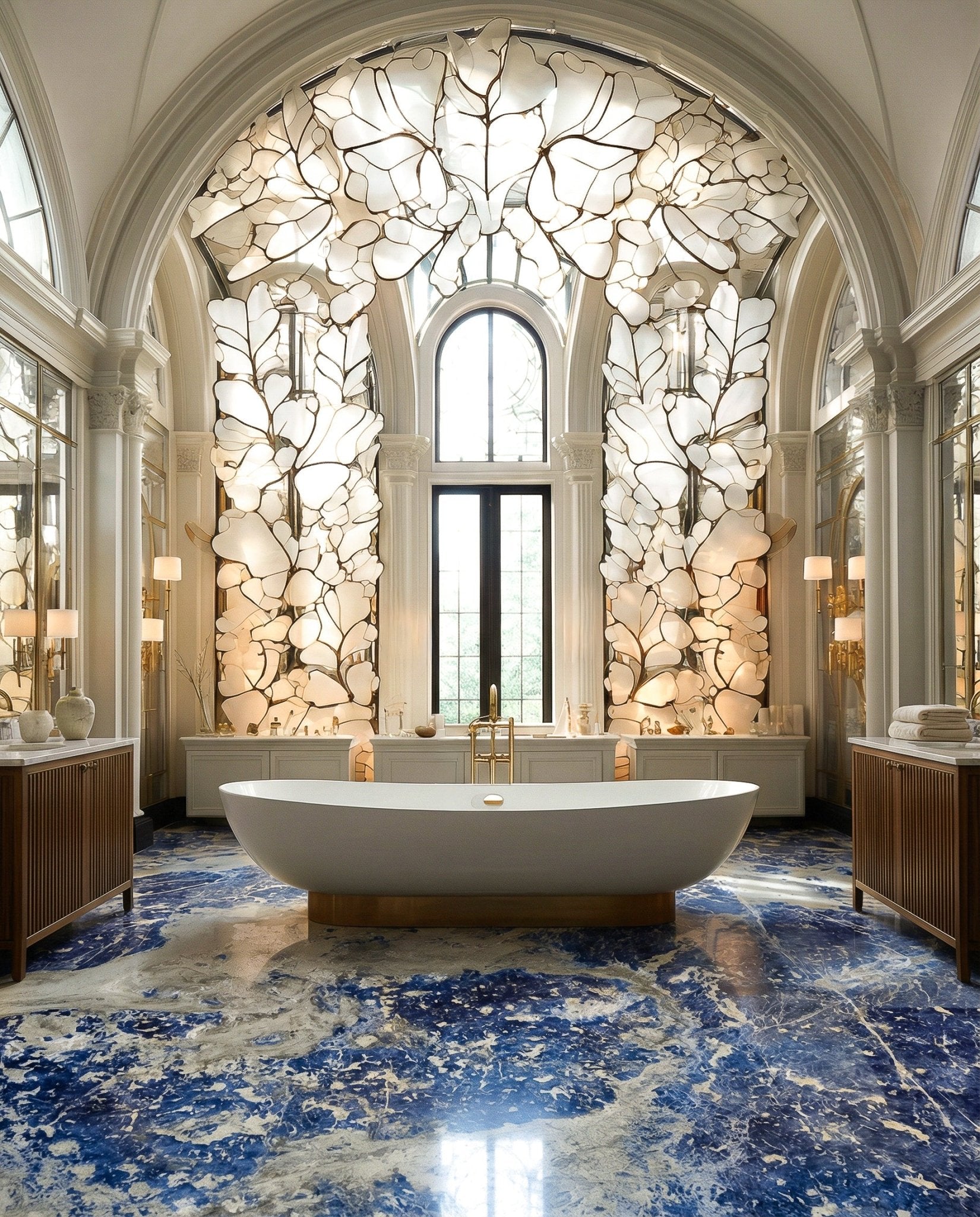 Sodalite Blue Extra Quartzite Marble Couture - Zicana Boutique - 2