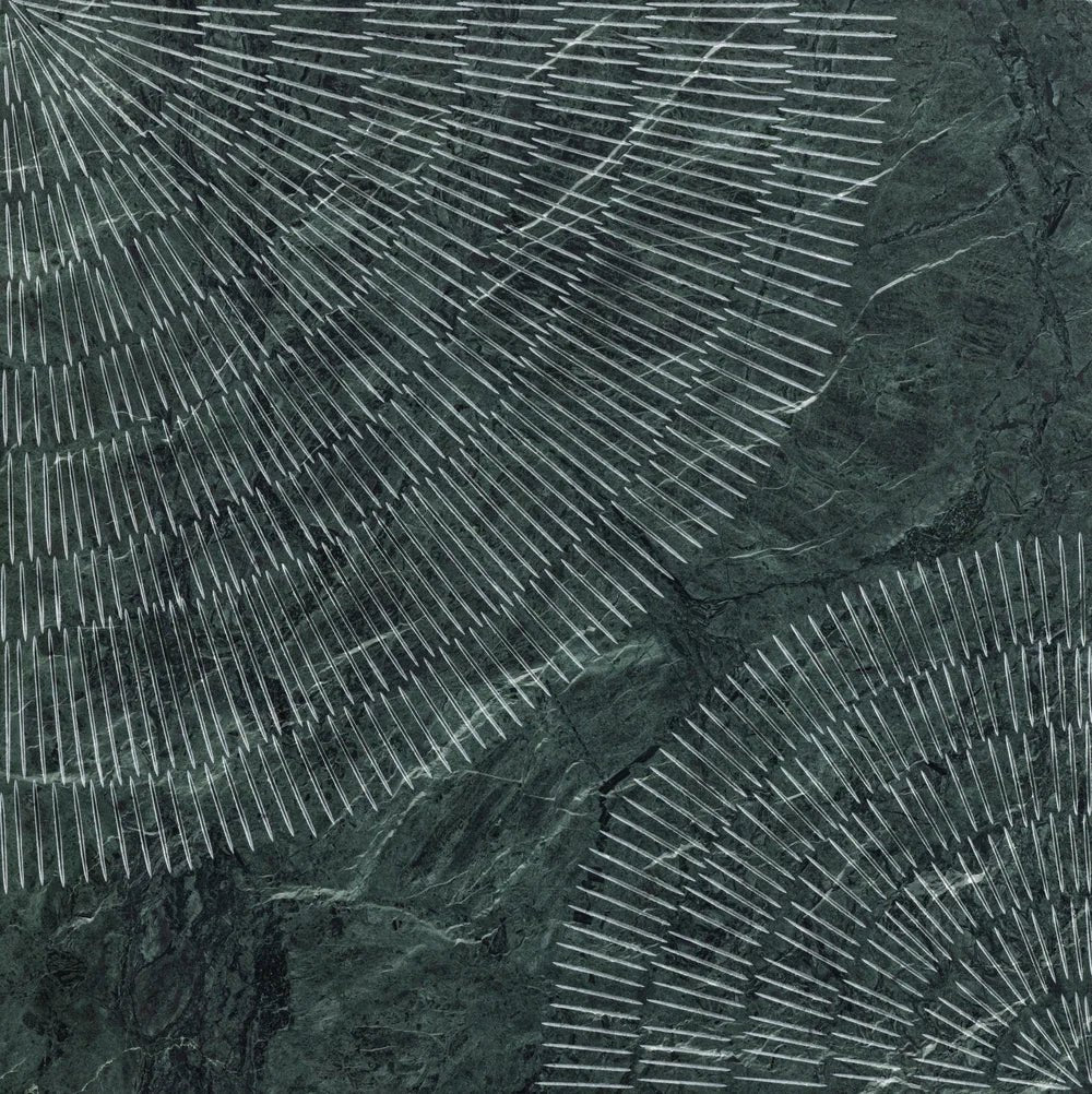 Soleil Green Serpentine Decorative Tile Zicana Boutique - Zicana Boutique - 1