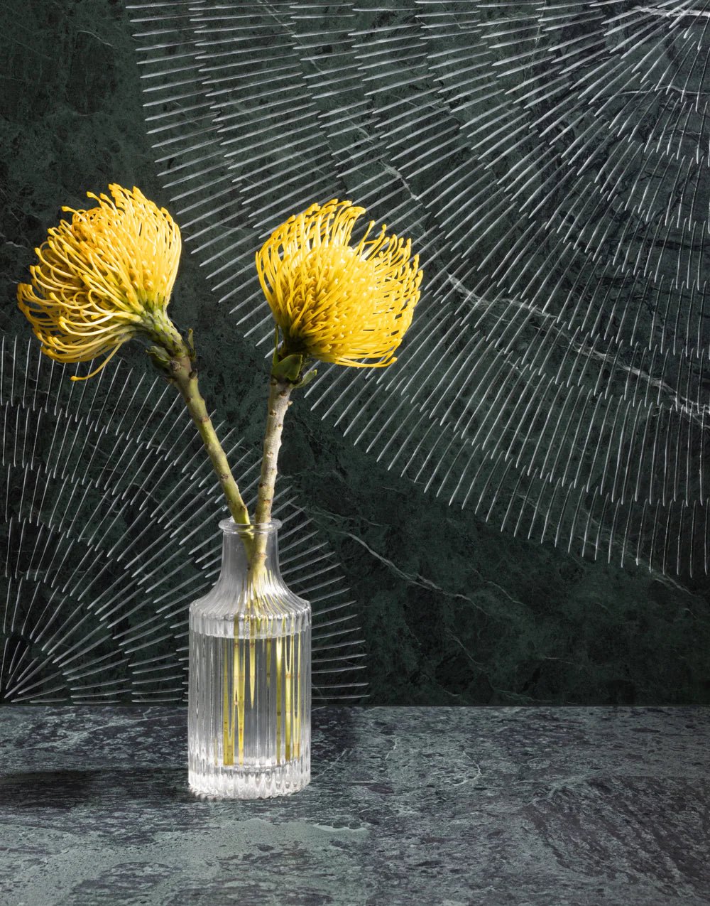 Soleil Green Serpentine Decorative Tile Zicana Boutique - Zicana Boutique - 3