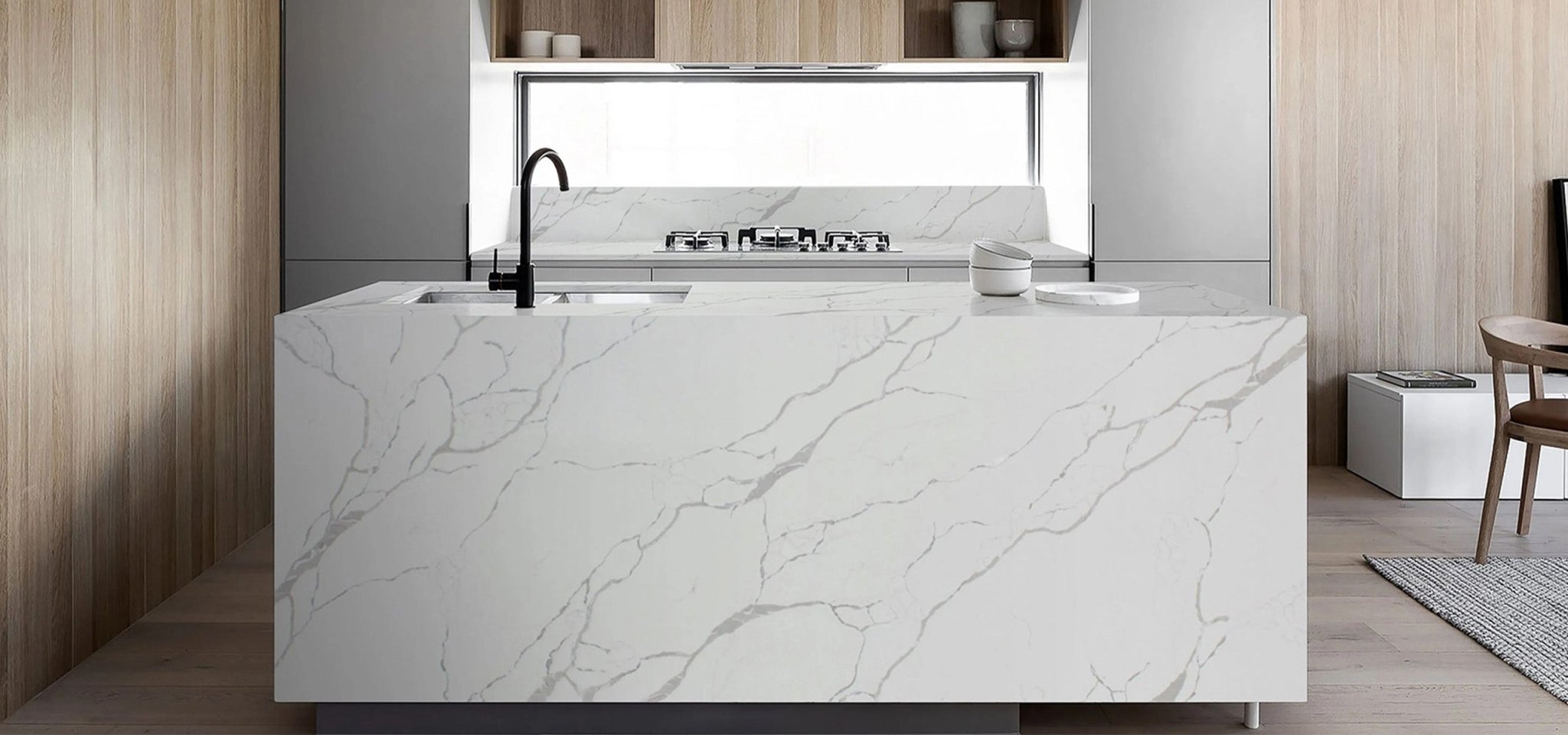 Statuario Lasa Variant Quartz Variant- Zicana Boutique -2