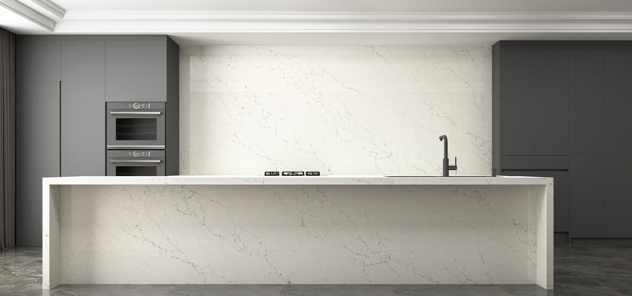 Statuario Mocha Variant Quartz Variant- Zicana Boutique -2