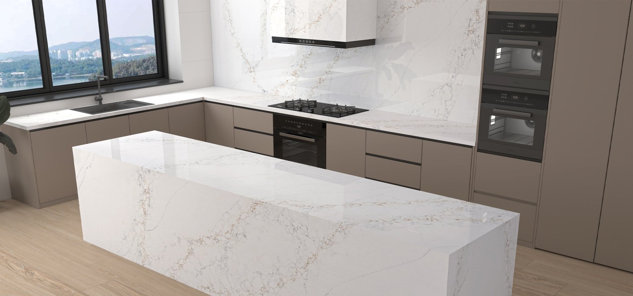 Statuario Rustica Variant Quartz Variant- Zicana Boutique -3