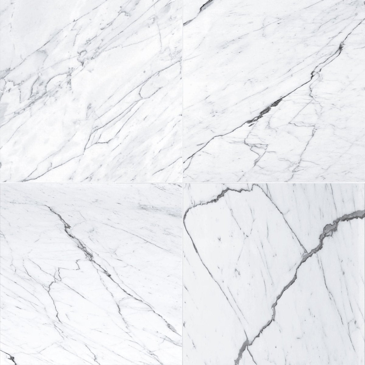 Statuary Extra Honed Marble Field Tile 18''x18''x3/8'' Zicana Boutique - Zicana Boutique - 1