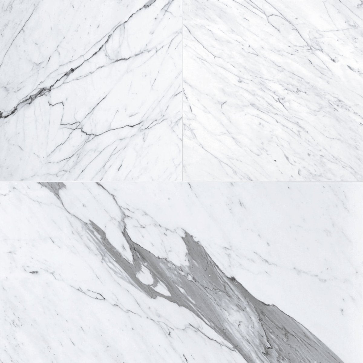 Statuary Extra Polished Marble Field Tile 18''x36''x3/8'' Zicana Boutique - Zicana Boutique - 1