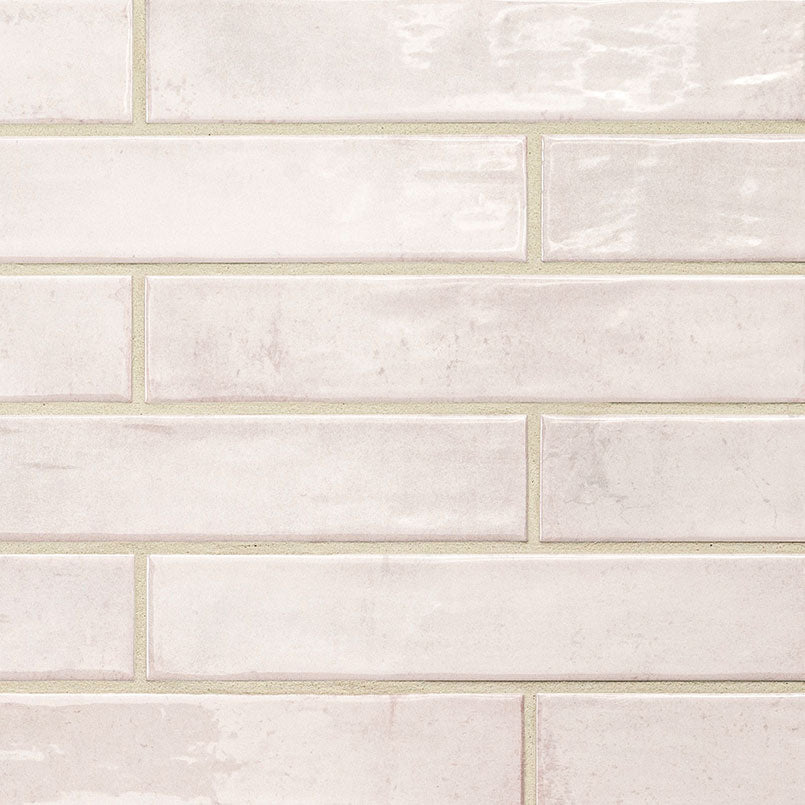 Stella Blush Ceramic MSI Field Tiles 2" X 10" MSI - Zicana Boutique - 1