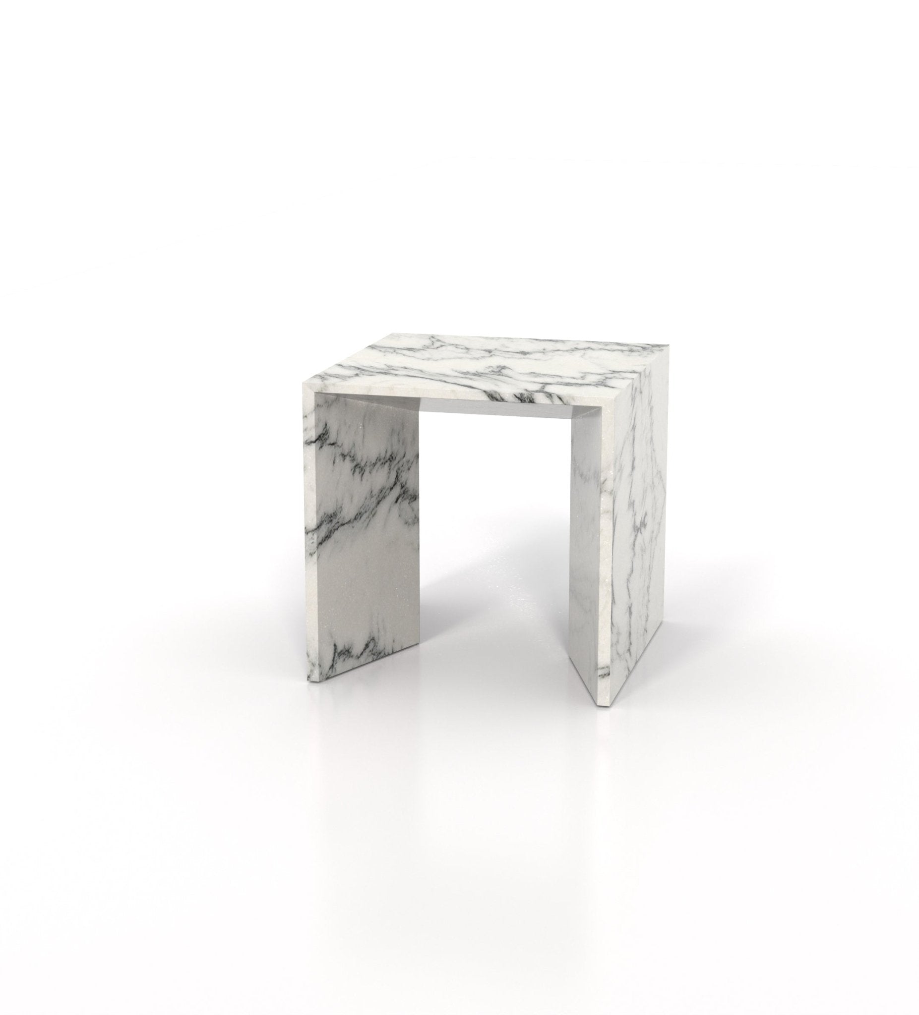 Stratos Side Table Marble Couture - Zicana Boutique - 6