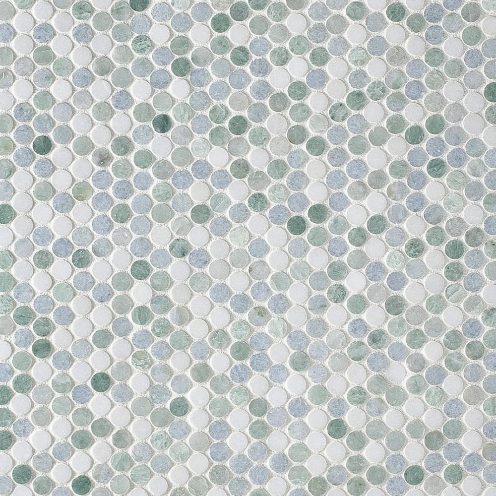 Studs Blue Marble Blend Mosaic Artistic Tile - Zicana Boutique - 1
