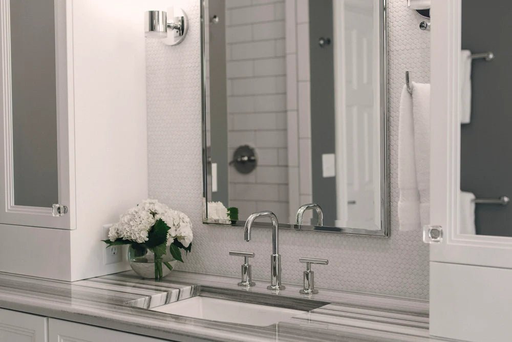 Studs Thassos Marble Mosaic Zicana Boutique - Zicana Boutique - 2