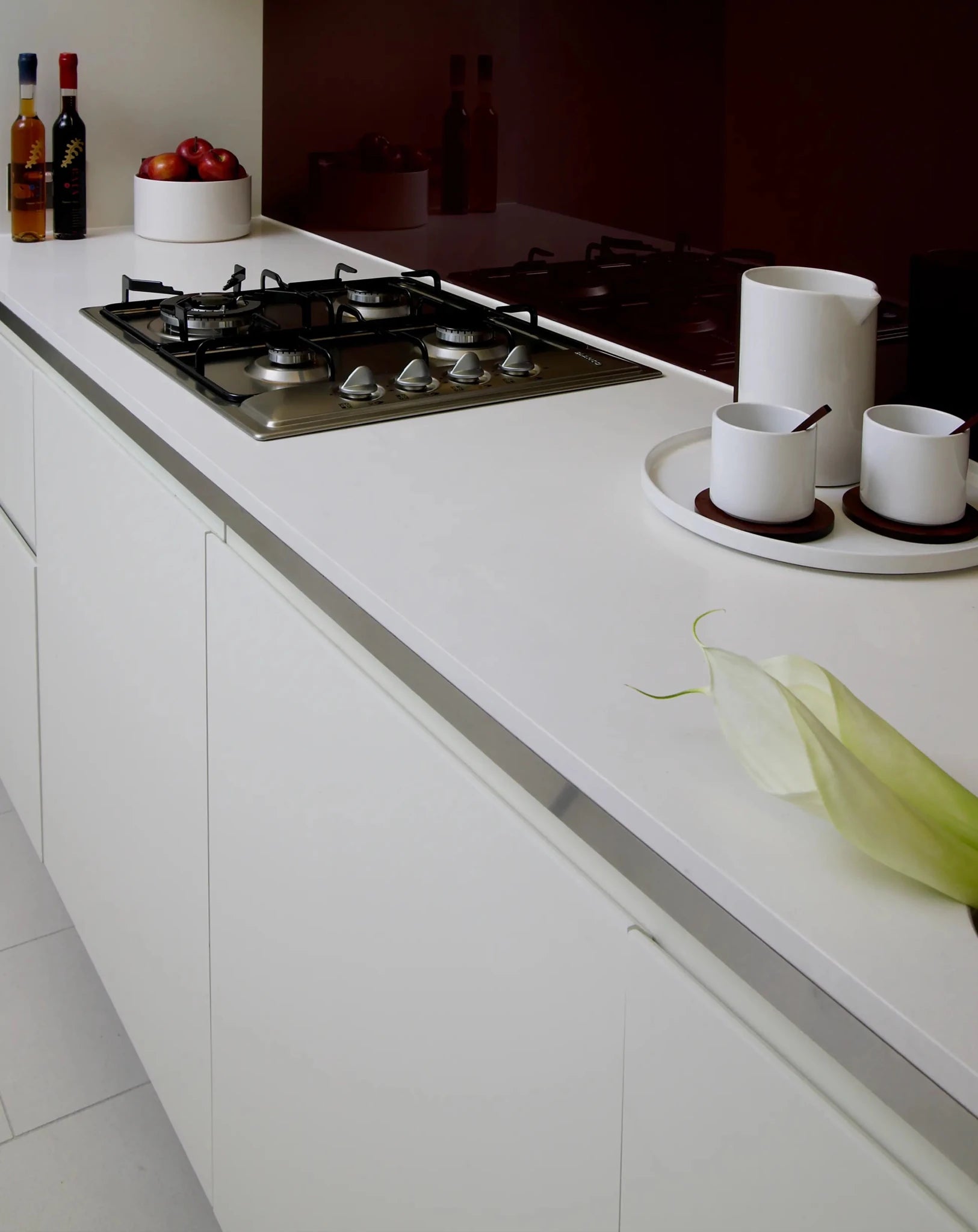 Super White Pental Quartz Architectural Surfaces - Zicana Boutique - 2