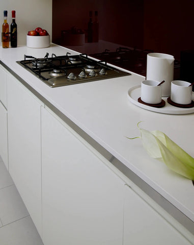 Super White Pental Quartz Architectural Surfaces - Zicana Boutique - 2