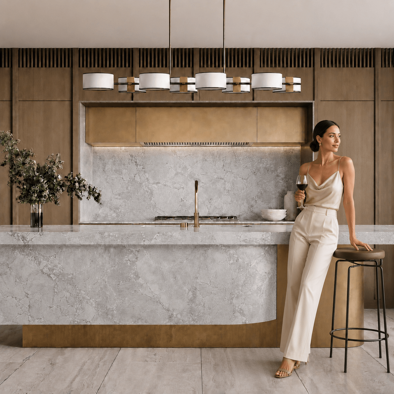 Super White Quartzite Zicana Boutique- Zicana Boutique -2