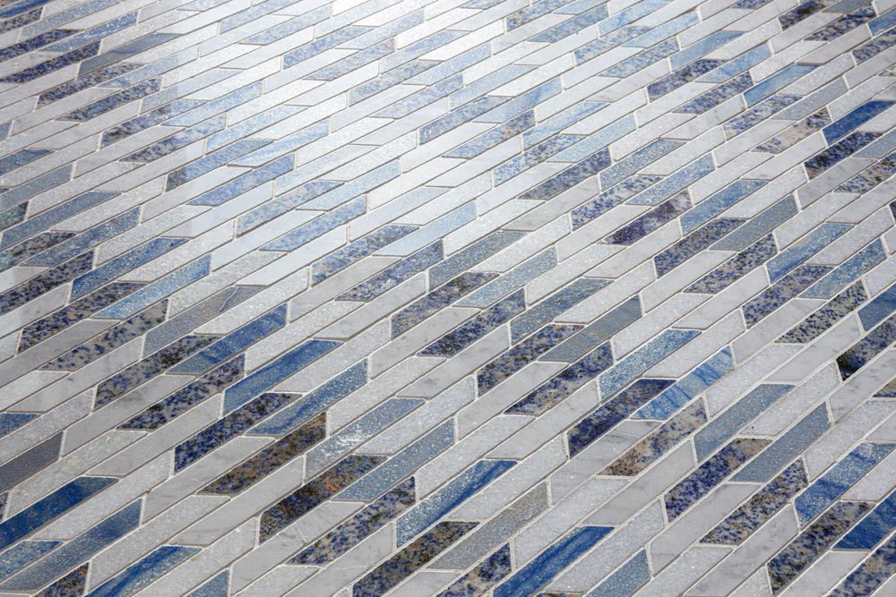 Tappeti Blue Blend Mosaic Artistic Tile - Zicana Boutique - 7