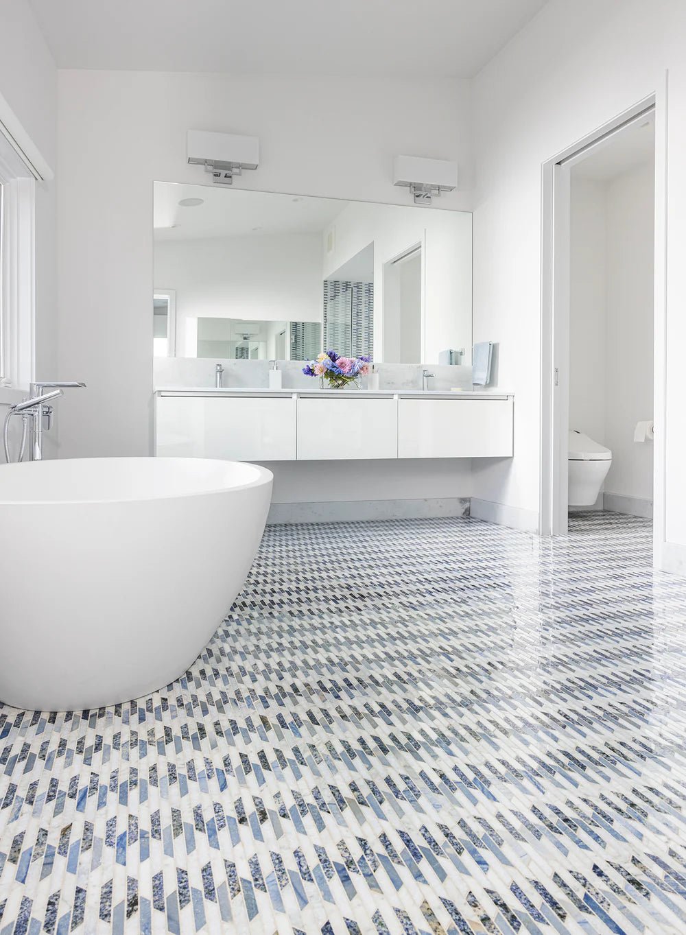 Tappeti Blue Blend Mosaic Artistic Tile - Zicana Boutique - 5