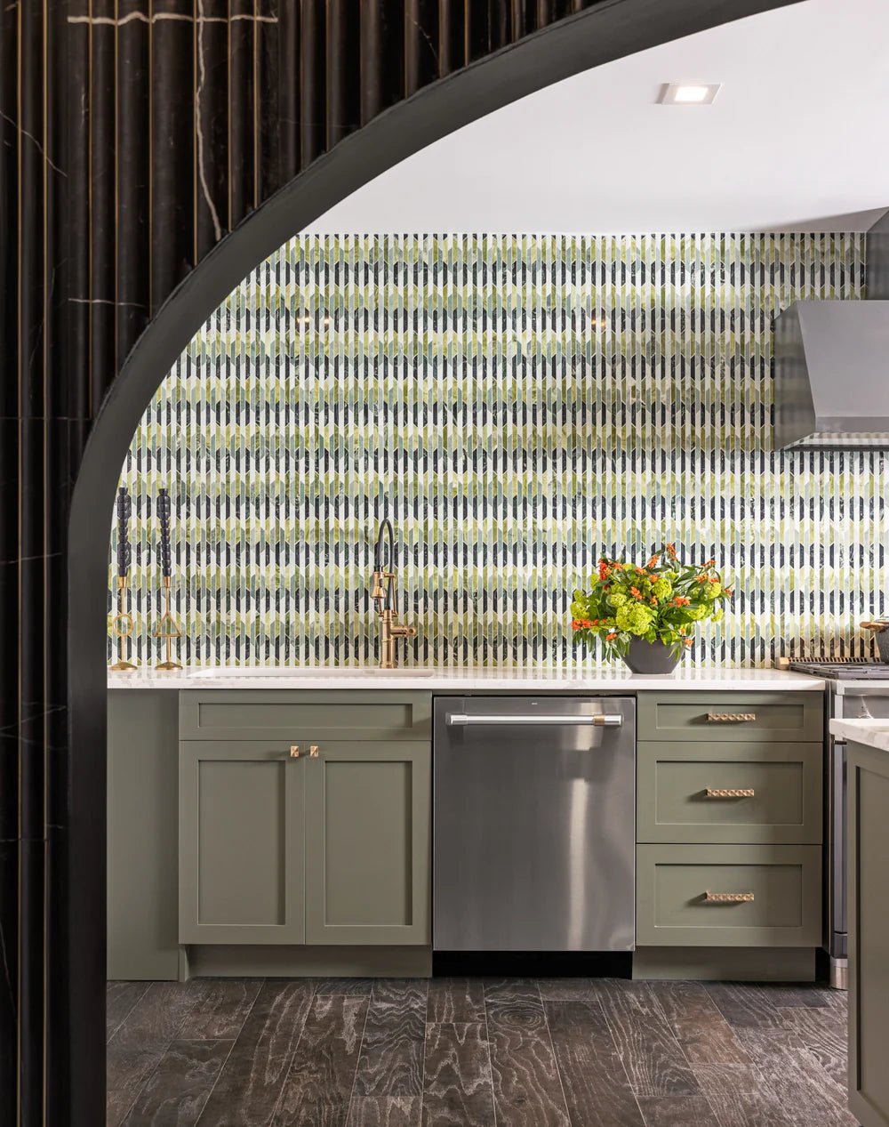 Tappeti Green Blend Mosaic Artistic Tile - Zicana Boutique - 2