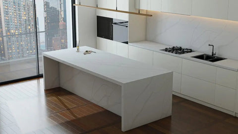 Terra Lite Gold Pental Quartz Architectural Surfaces - Zicana Boutique - 2