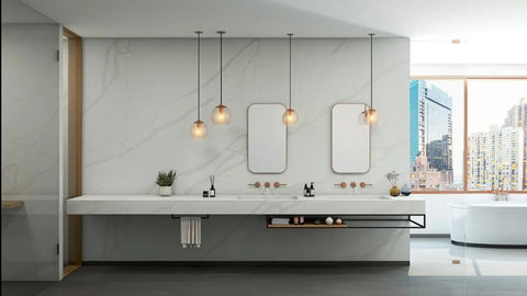 Terra Lite Grey Pental Quartz Architectural Surfaces - Zicana Boutique - 3