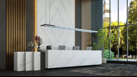 Terra Lite Grey Pental Quartz Architectural Surfaces - Zicana Boutique - 2
