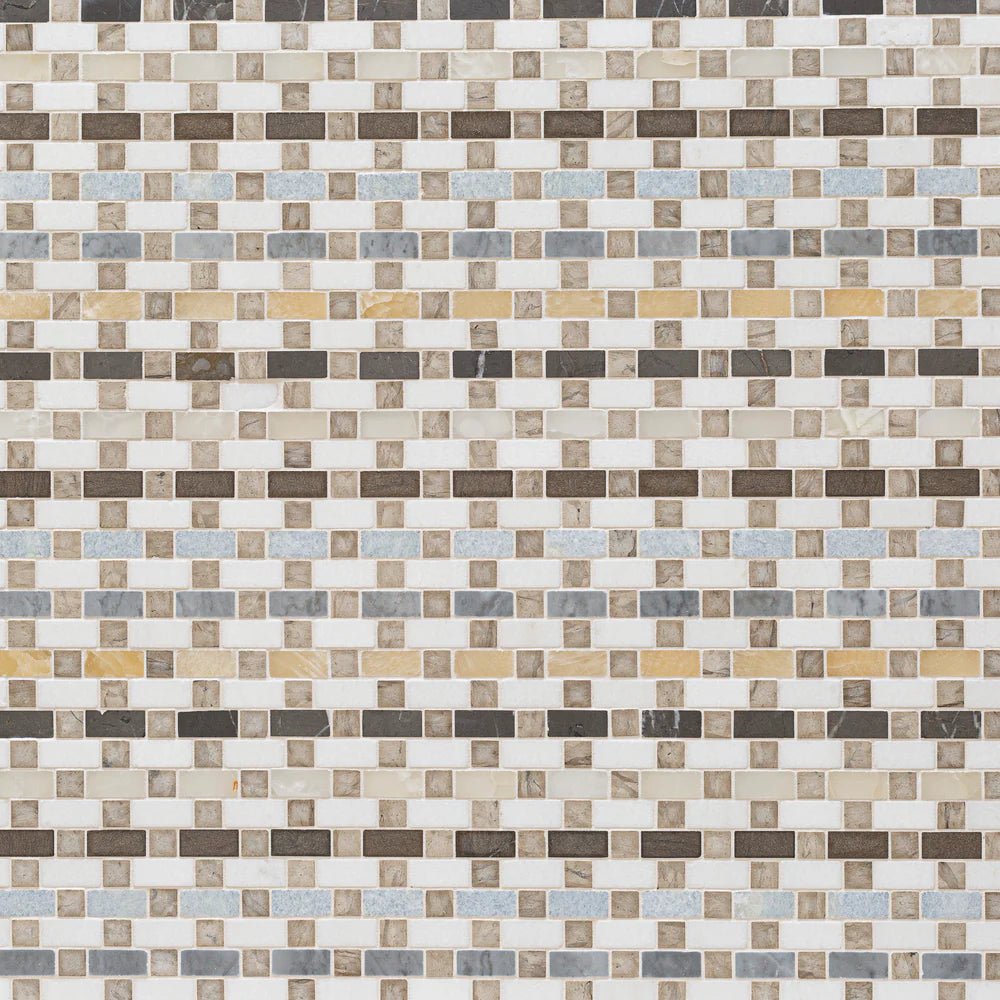 Tessuto Smoke Mosaic Artistic Tile - Zicana Boutique - 1