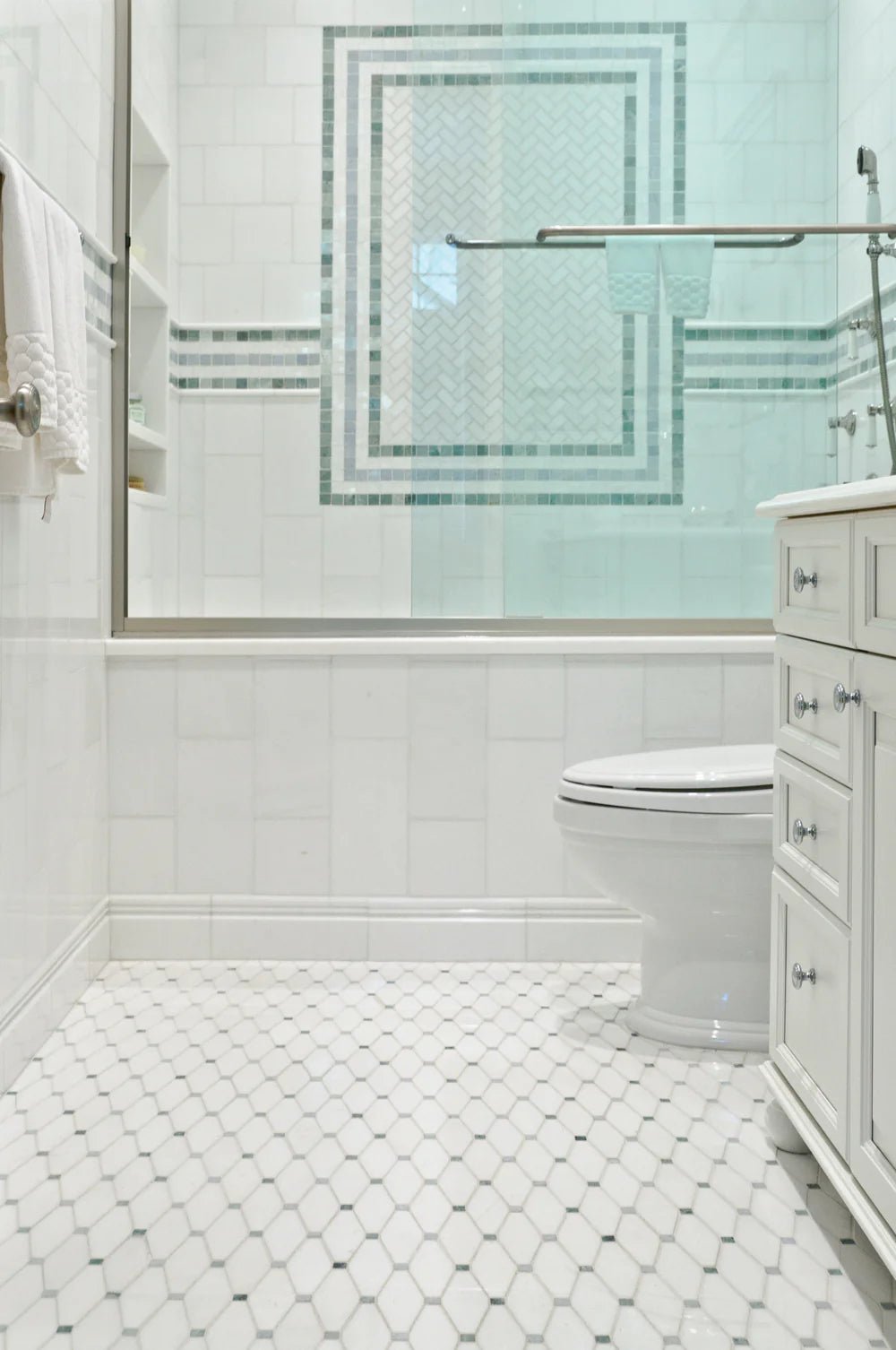 Thassos A1 Select Marble Field Tile 6" x 12" Zicana Boutique - Zicana Boutique - 2