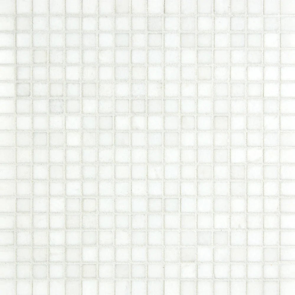 Thassos Marble Mosaic Straight Joint 1.5 Artistic Tile - Zicana Boutique - 1