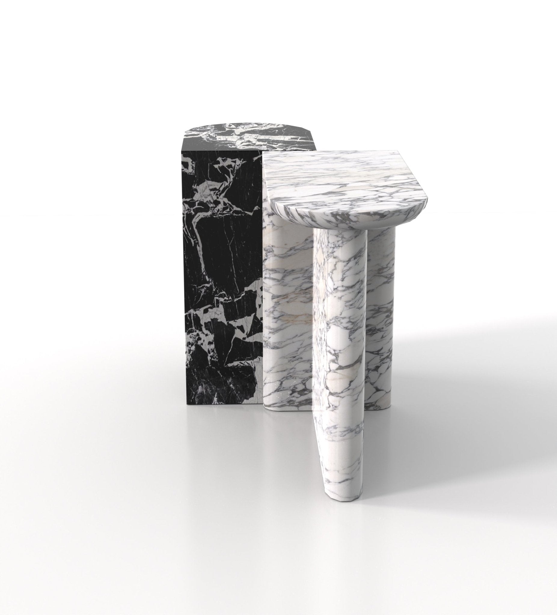 The Achilles Console Table Marble Couture - Zicana Boutique - 3