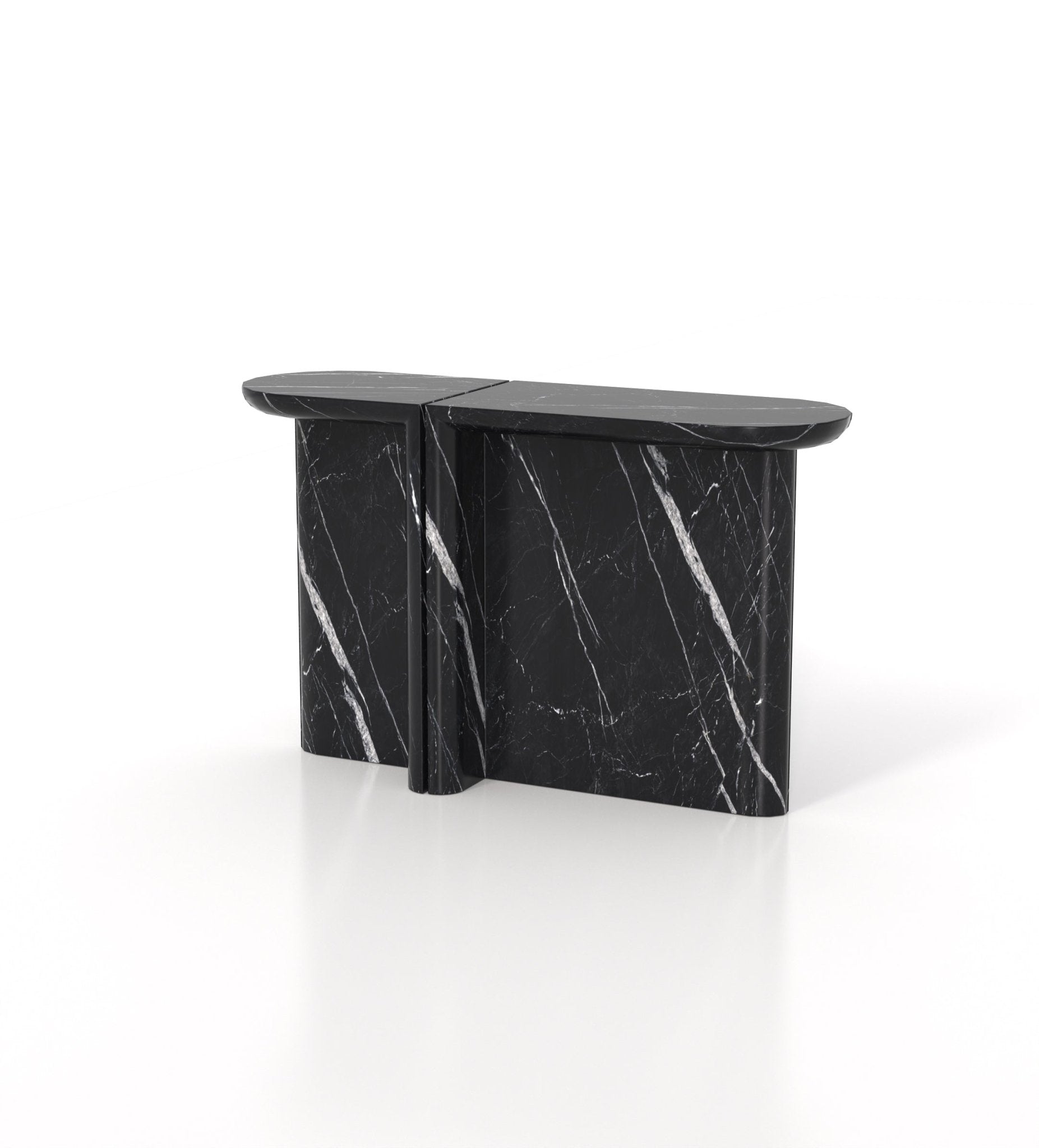 The Achilles Console Table Marble Couture - Zicana Boutique - 10