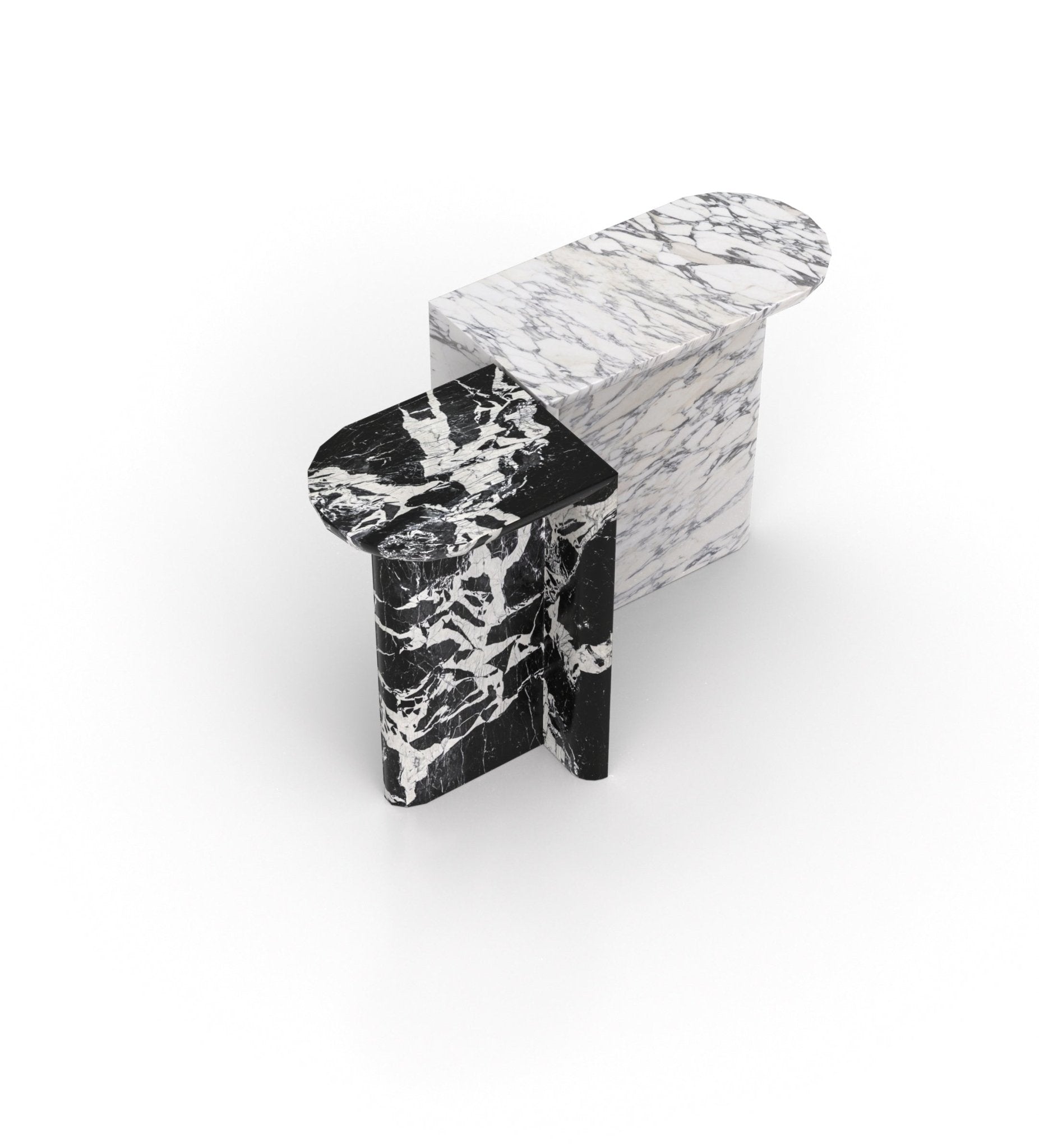The Achilles Console Table Marble Couture - Zicana Boutique - 2