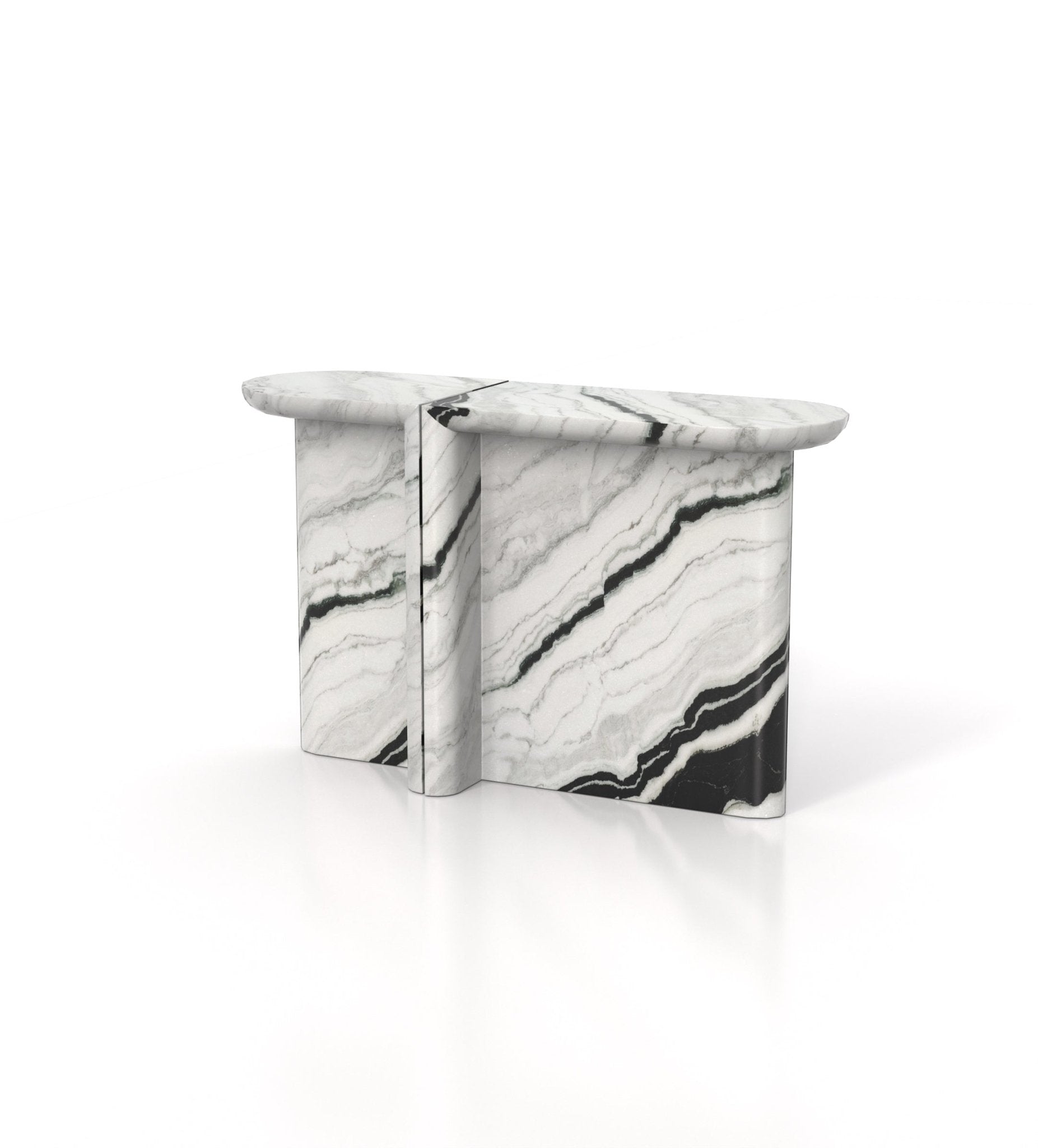 The Achilles Console Table Marble Couture - Zicana Boutique - 17