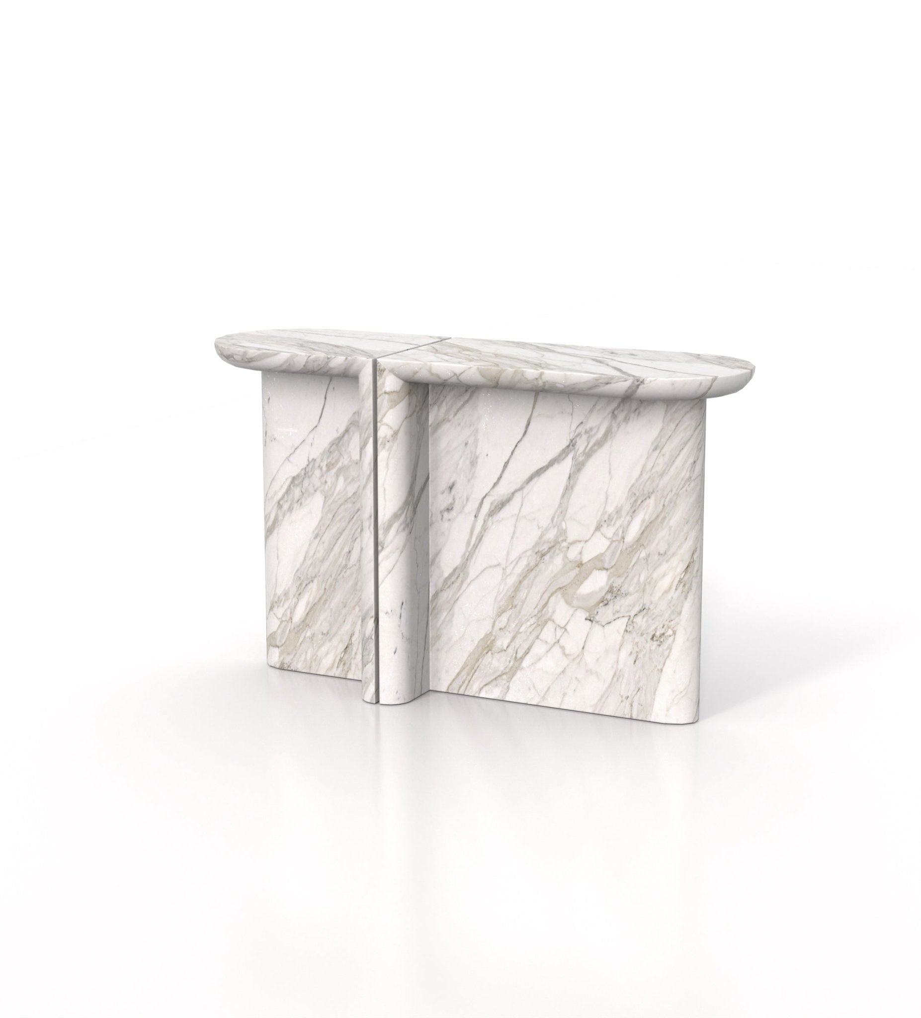 The Achilles Console Table Marble Couture - Zicana Boutique - 9