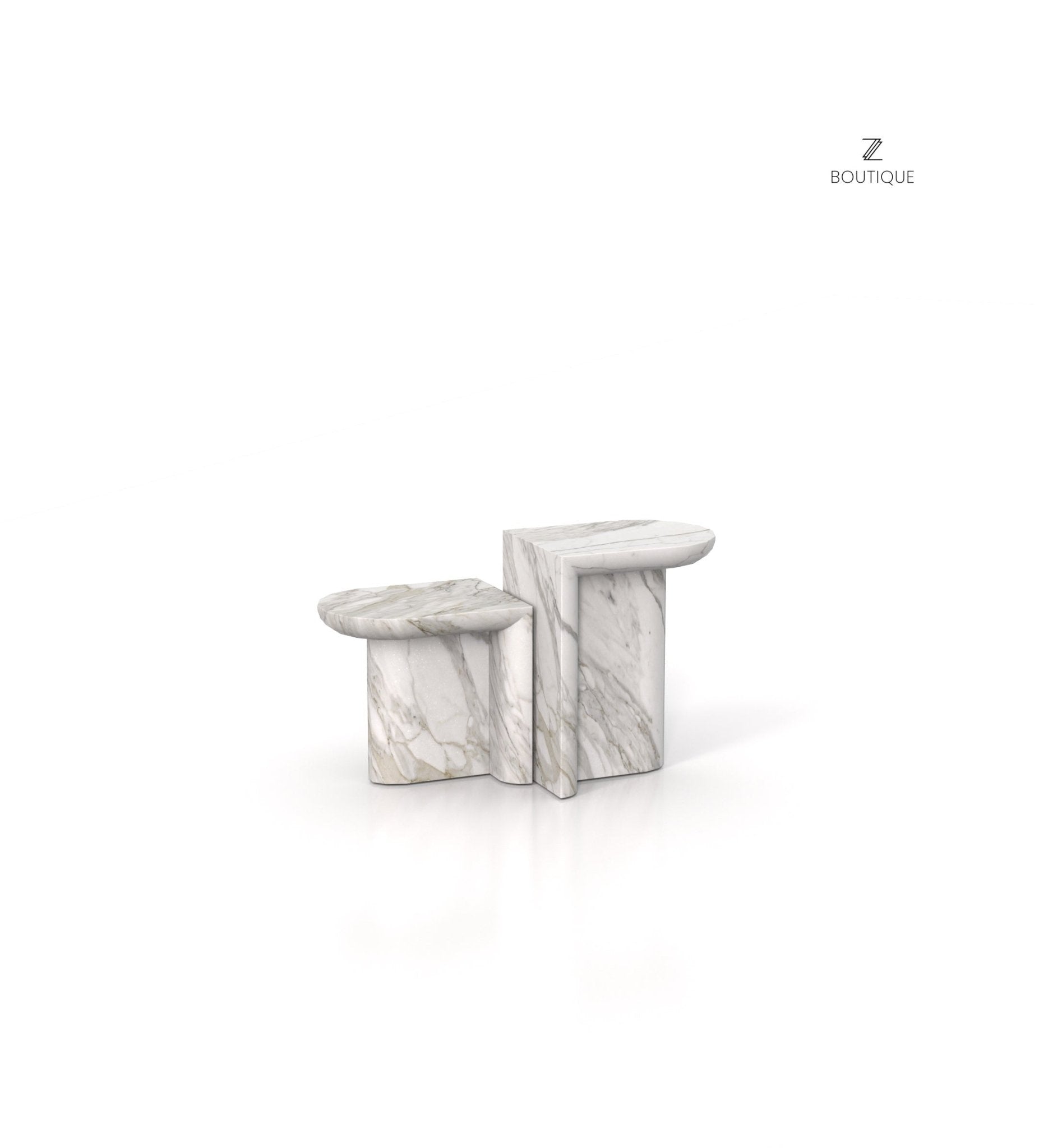 The Achilles Side Table Marble Couture - Zicana Boutique - 10