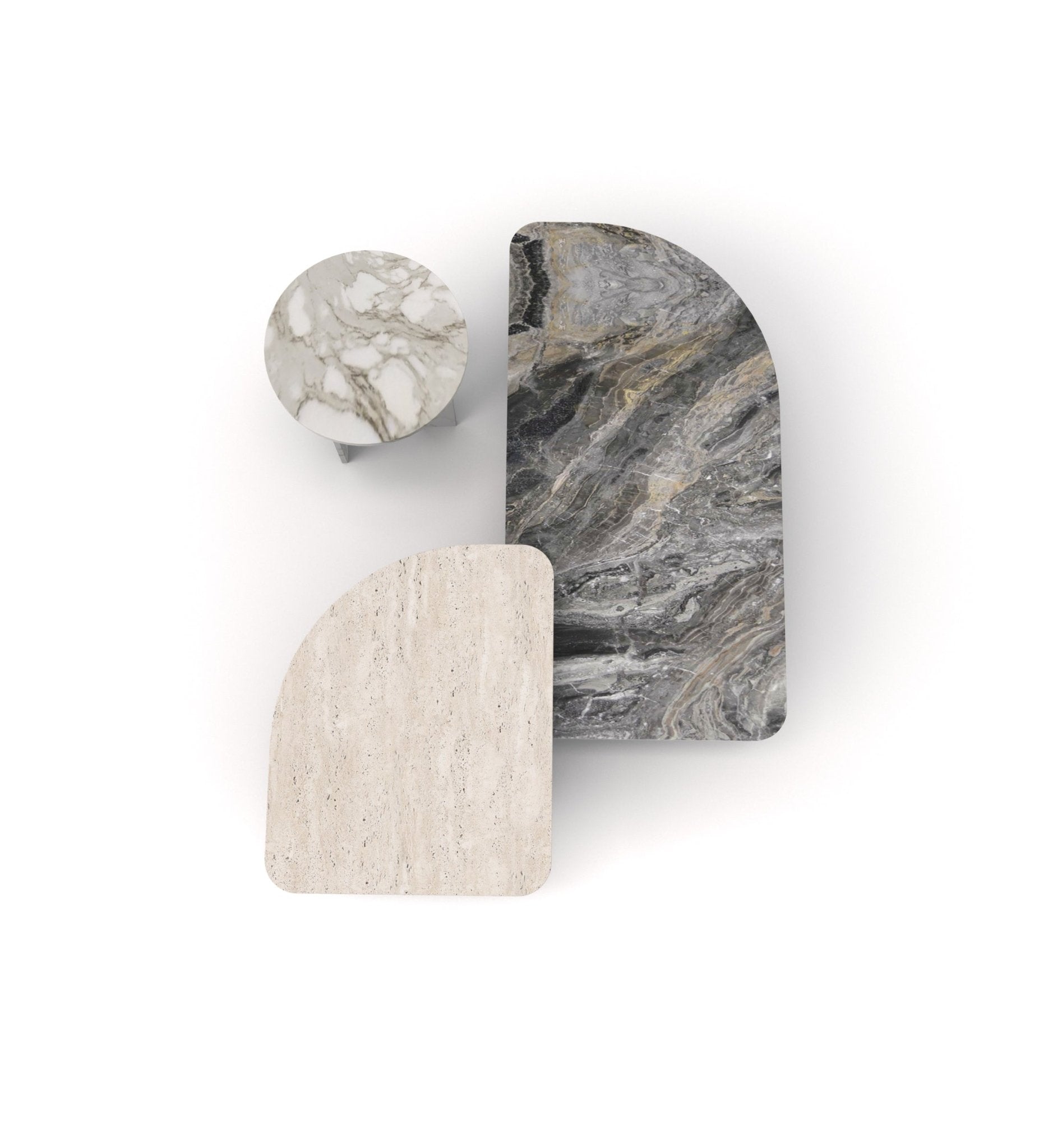 The Argo Side Table Marble Couture - Zicana Boutique - 7