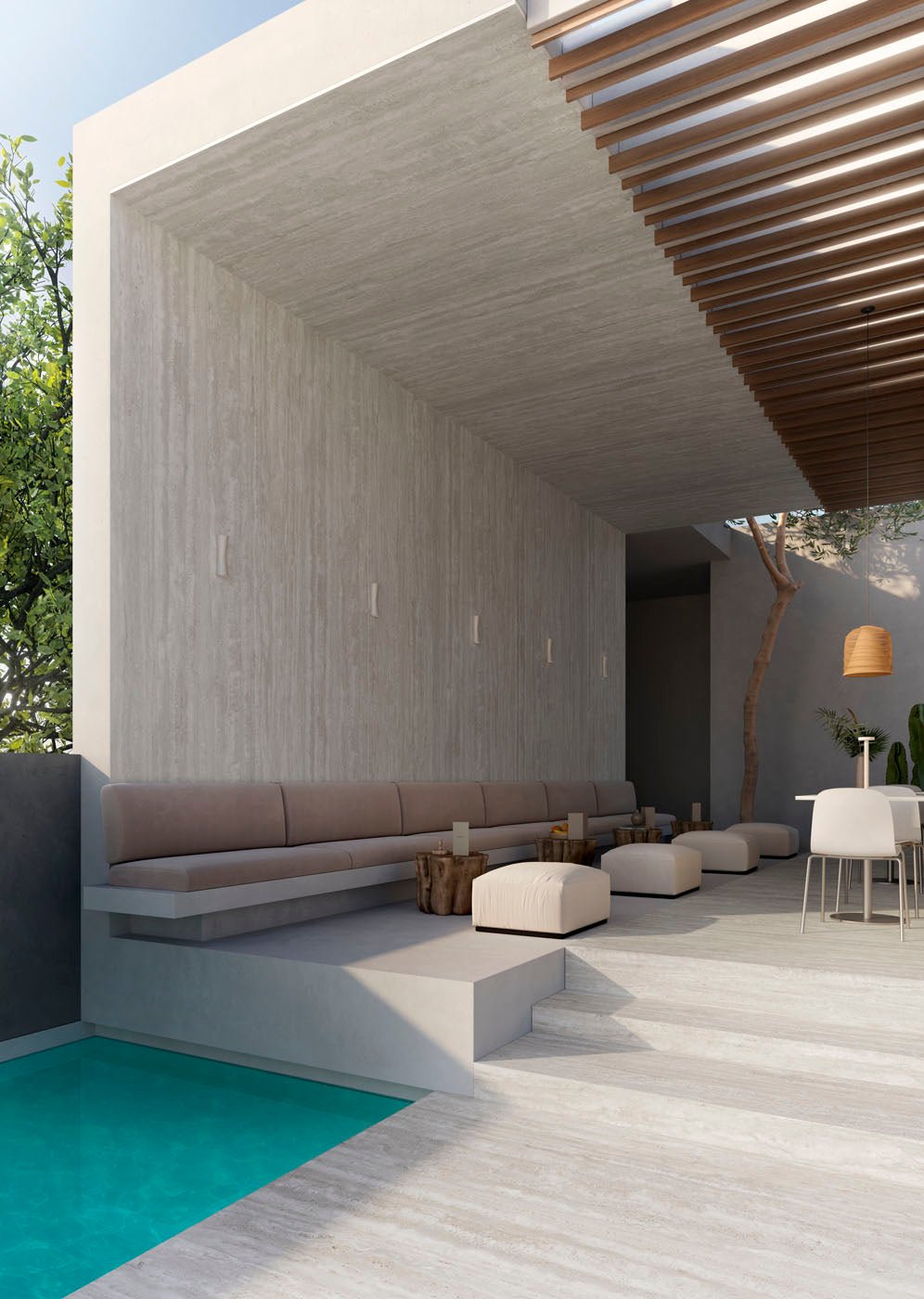 Travertino Chiaro Infinity Infinity - Zicana Boutique - 4