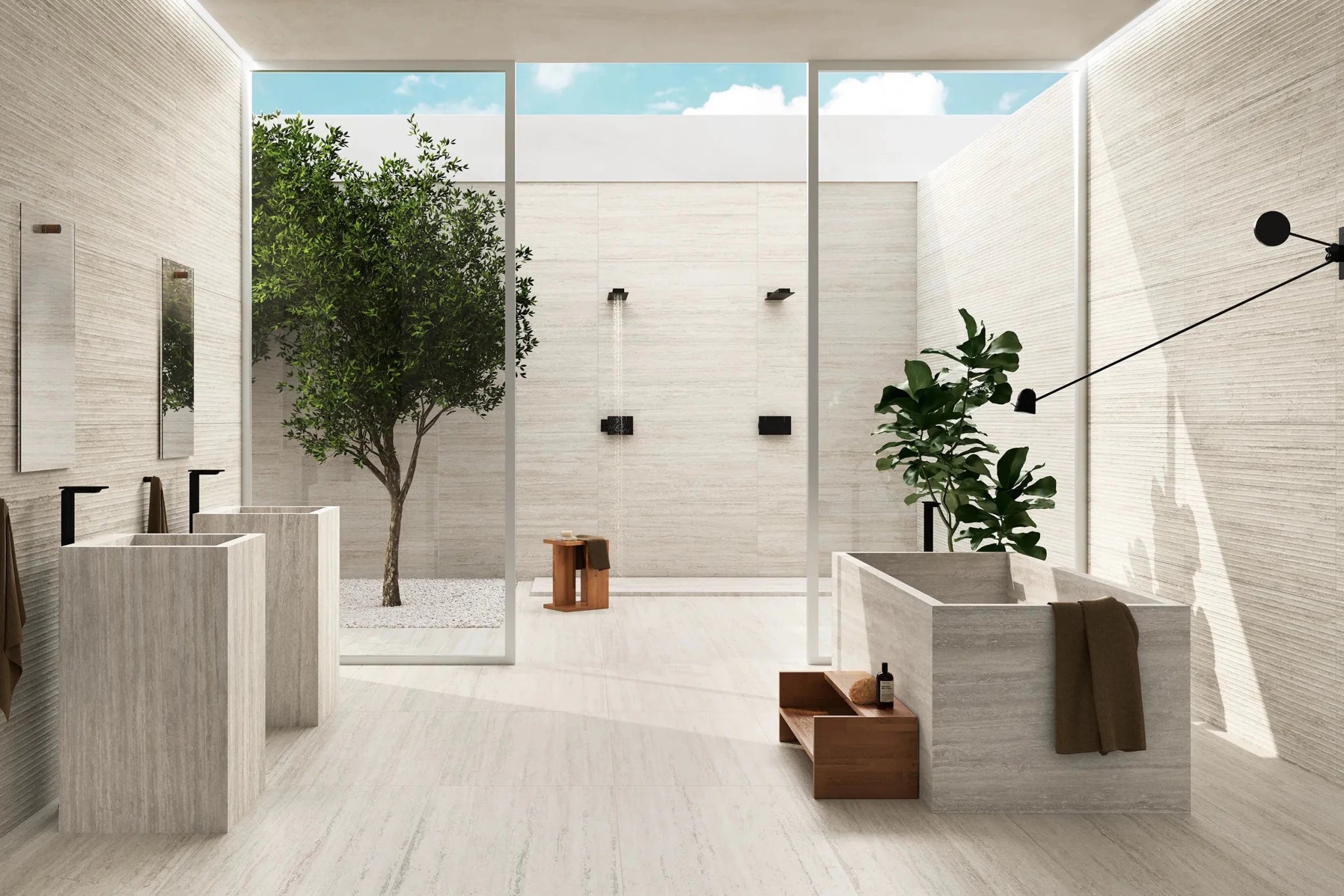 Travertino White Stonepeak Stonepeak- Zicana Boutique -2