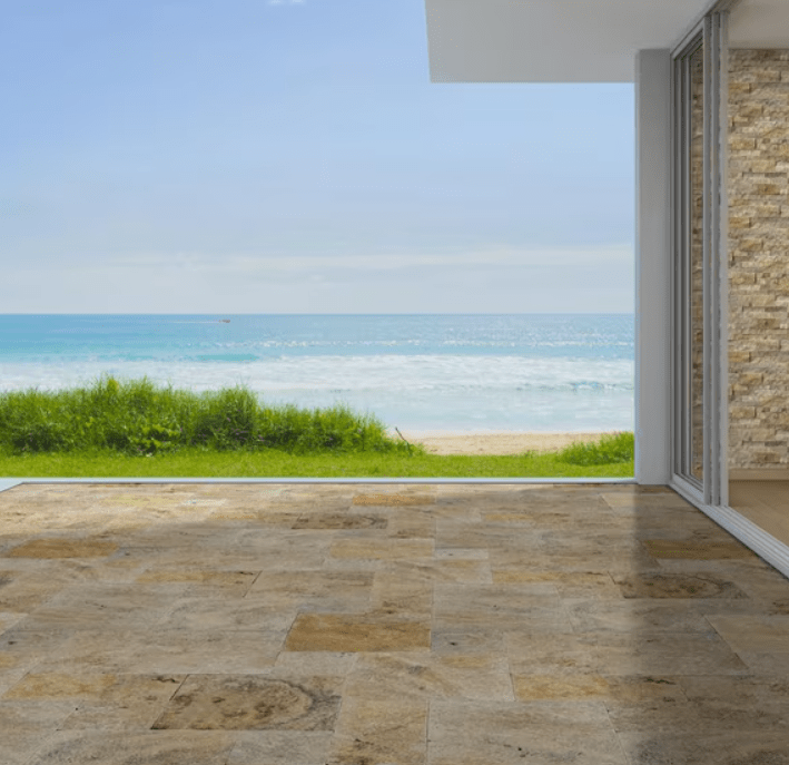 Tuscany Scabas Travertine MSI Pavers 48" X 48" 10 Kits MSI - Zicana Boutique - 2