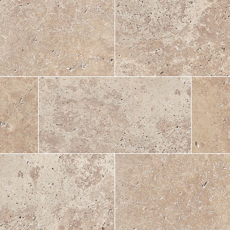 Tuscany Walnut Travertine MSI Field Tiles 12" X 24" MSI - Zicana Boutique - 1