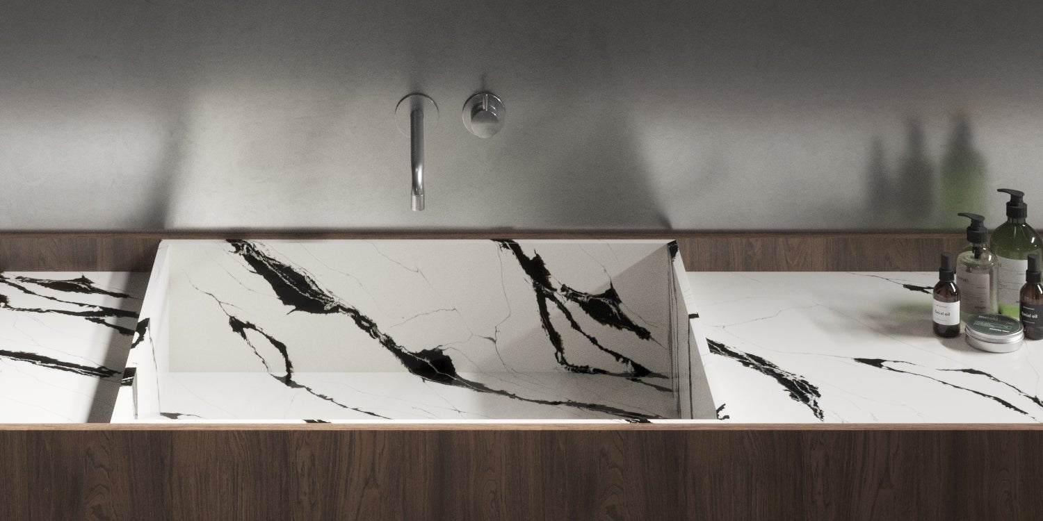 Unique Calacatta Black Compac Compac - Zicana Boutique - 3