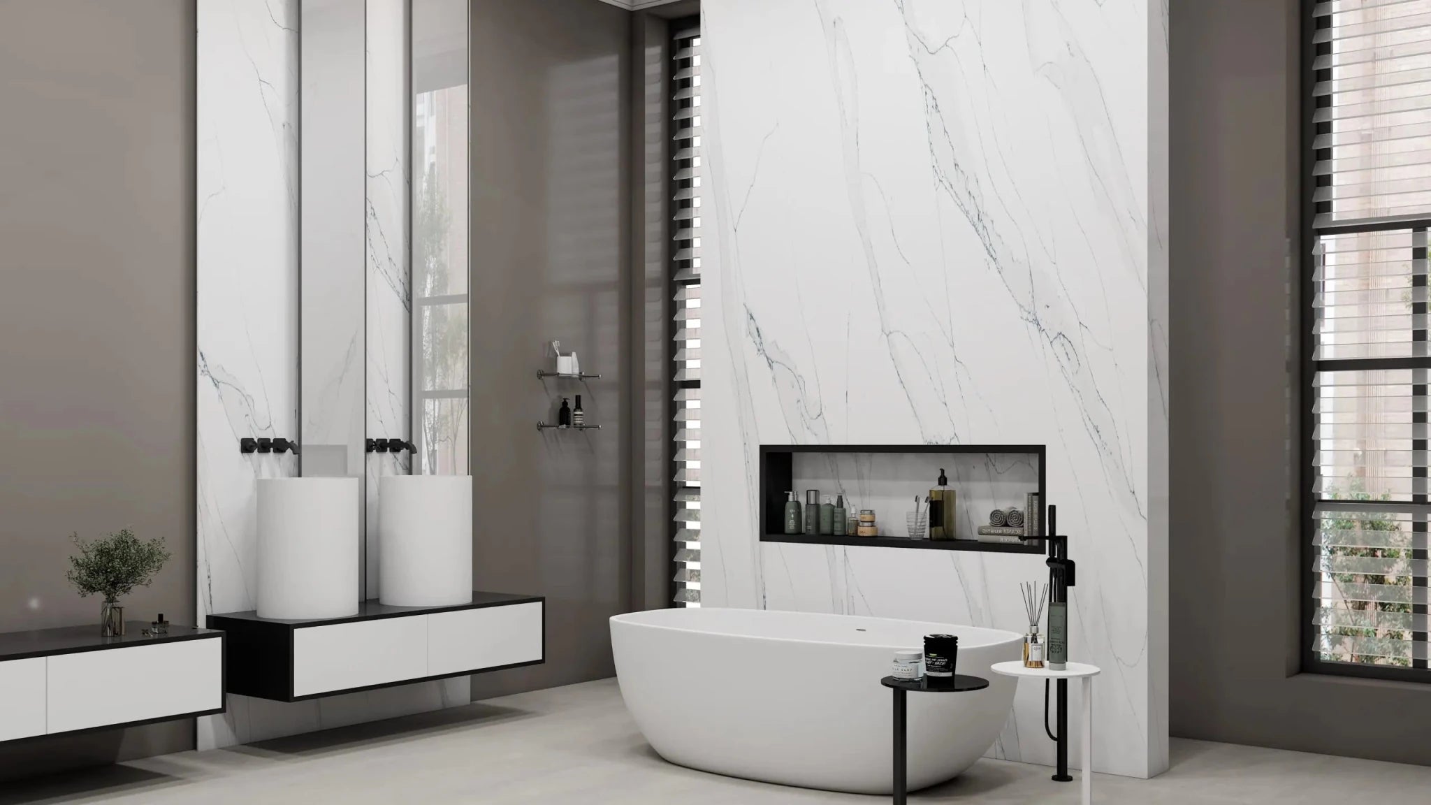 Unique Calacatta Blue PentalQuartz Architectural Surfaces - Zicana Boutique - 3