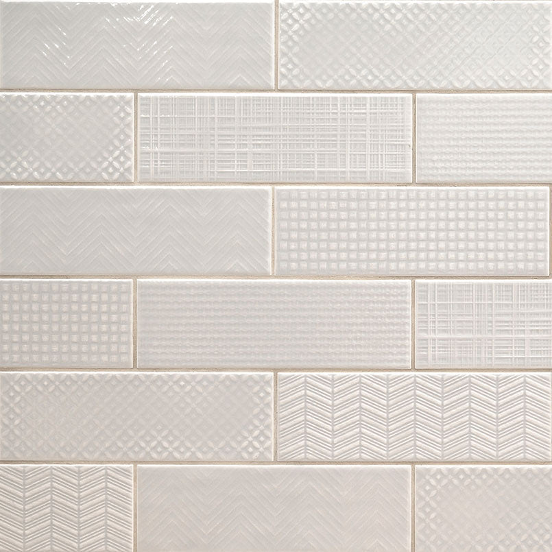 Urbano Dusk 3D Mix Ceramic MSI Field Tiles 4" X 12" MSI - Zicana Boutique - 4