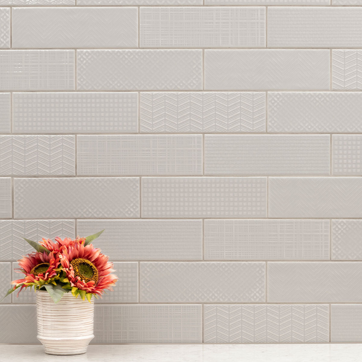 Urbano Dusk 3D Mix Ceramic MSI Field Tiles 4" X 12" MSI - Zicana Boutique - 2