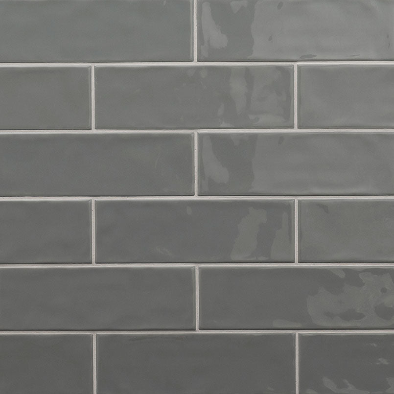 Urbano Graphite Ceramic MSI Field Tiles 4" X 12" MSI - Zicana Boutique - 4