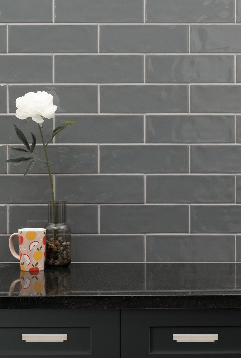 Urbano Graphite Ceramic MSI Field Tiles 4" X 12" MSI - Zicana Boutique - 2