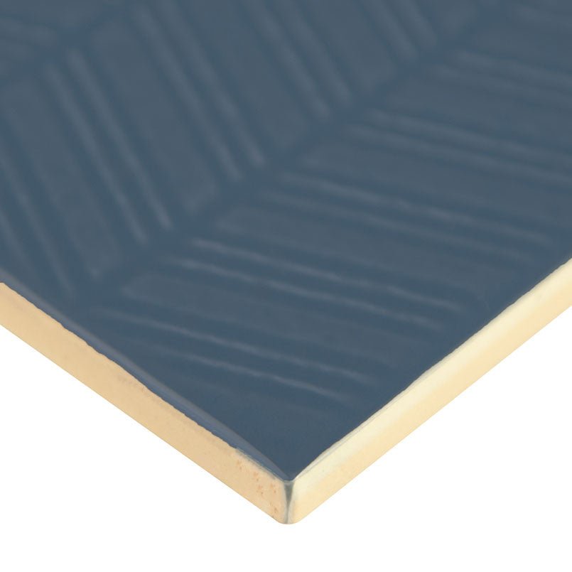 Urbano Navy 3D Mix Ceramic MSI Field Tiles 4" X 12" MSI - Zicana Boutique - 3
