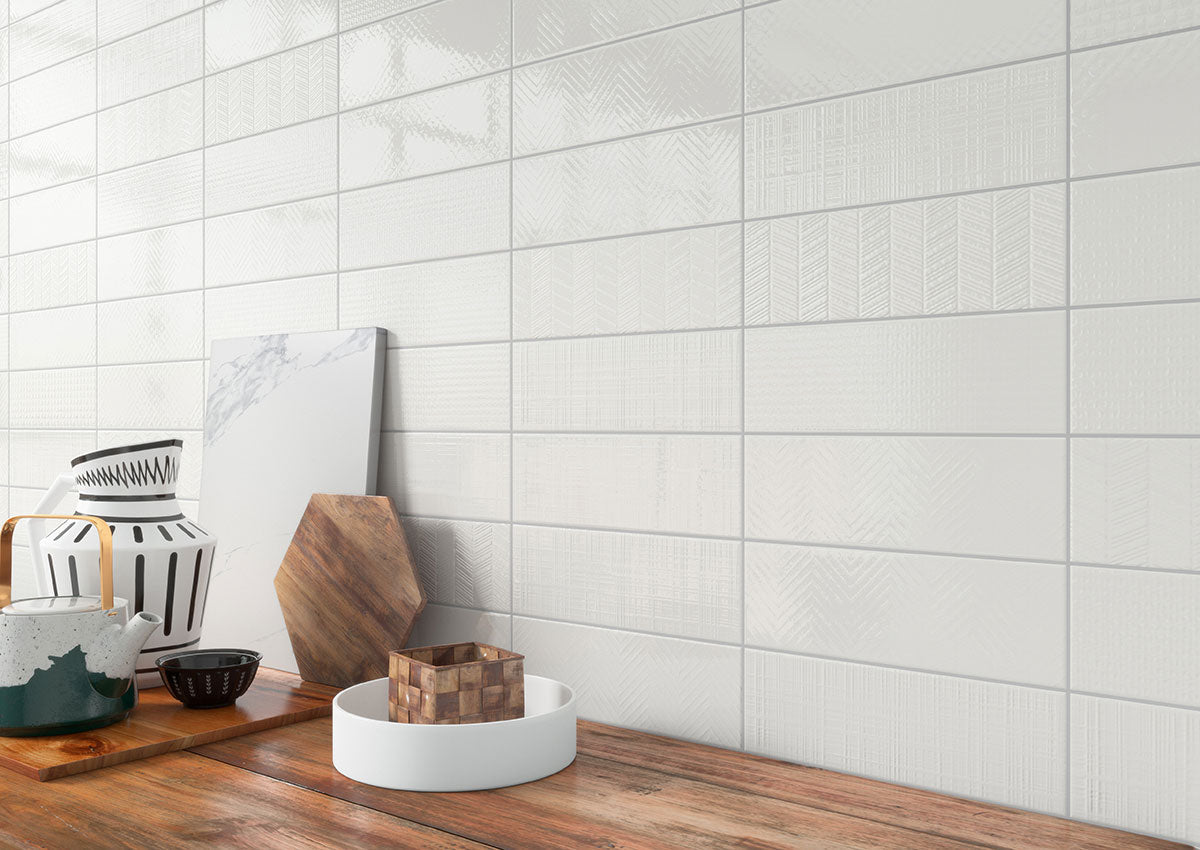 Urbano Pure 3D Mix Ceramic MSI Field Tiles 4" X 12" MSI - Zicana Boutique - 2