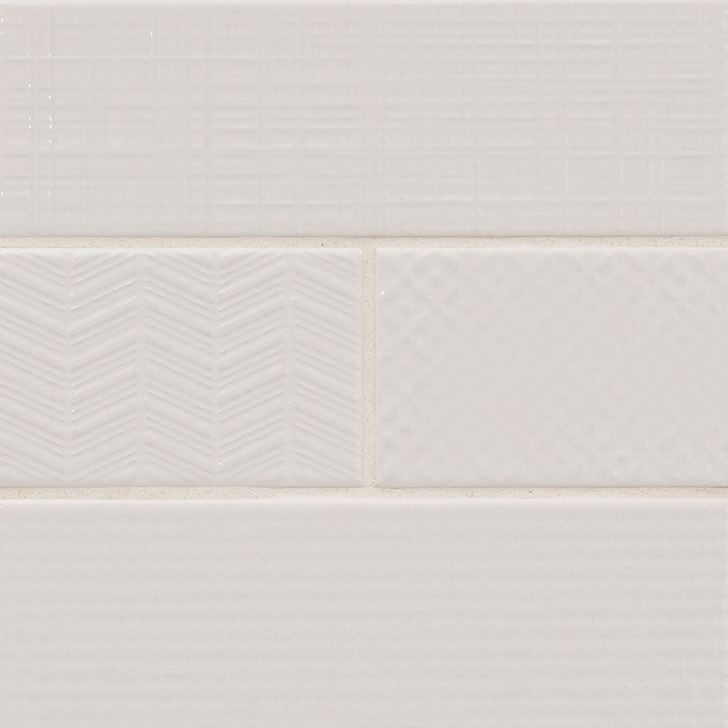 Urbano Pure 3D Mix Ceramic MSI Field Tiles 4" X 12" MSI - Zicana Boutique - 1
