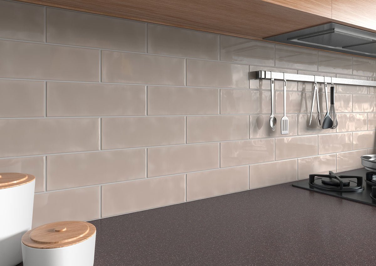 Urbano Warm Concrete Ceramic MSI Field Tiles 4" X 12" MSI - Zicana Boutique - 5