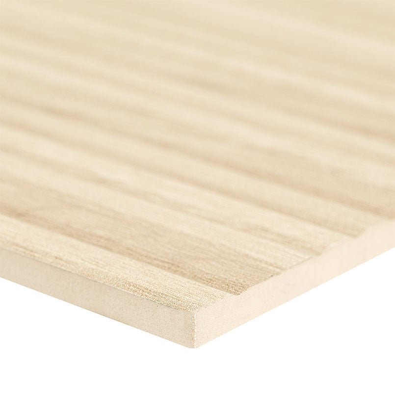 Urbanslat Blonde Ceramic MSI Field Tiles 16" X 48" Fluted MSI - Zicana Boutique - 4
